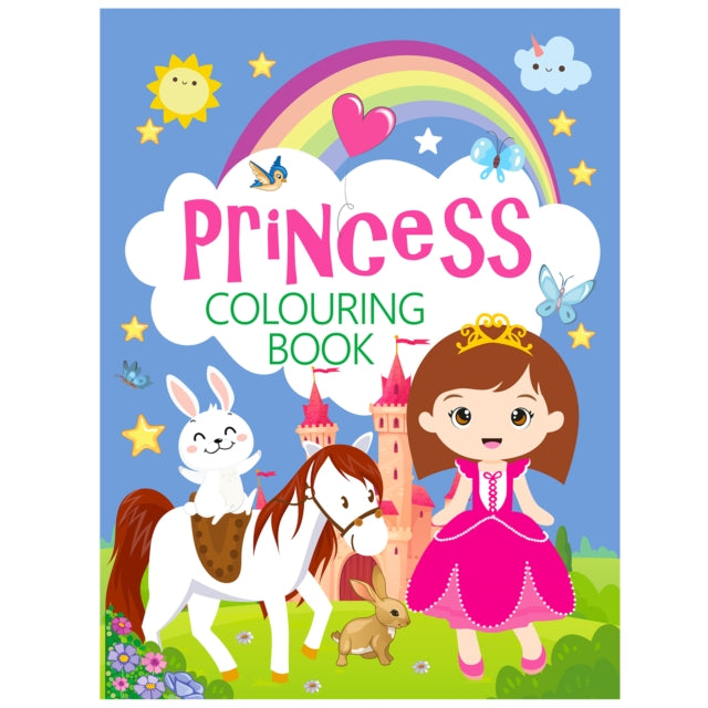 My Amazing Book Of Colouring: Princess - Draw, Colour Or Paint- Copy Colouring Book With Colour Reference For Kids (Book 1) cover