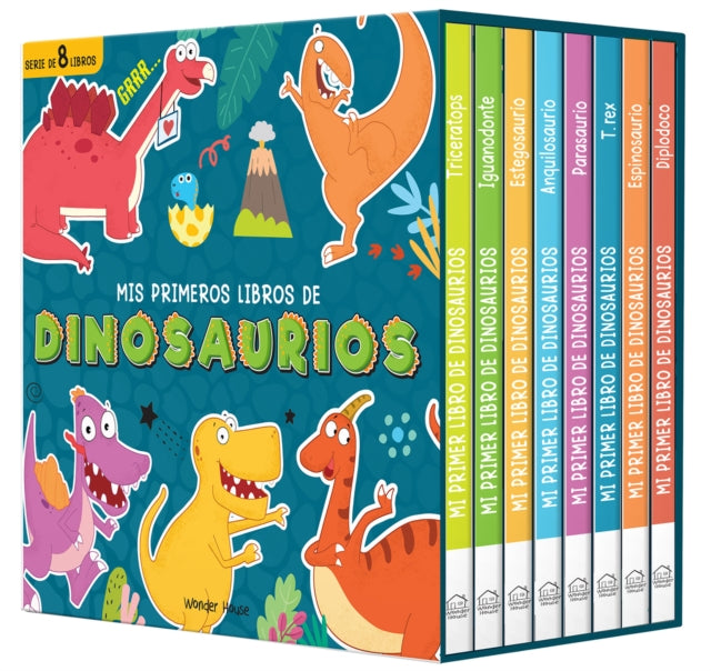 My First Dino Board Book Boxed Set- Spanish cover