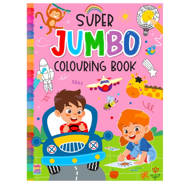 Super Jumbo Colouring Book cover