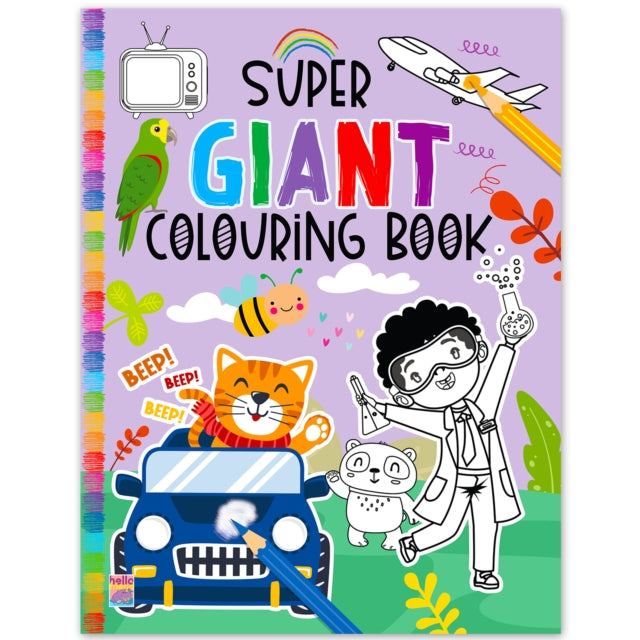 Super Giant Colouring Book cover