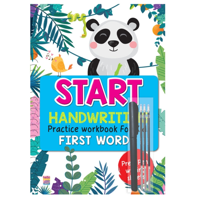 Start Handwriting Practice Colors And Shapes Writing Books English Language - Letter Word And Sentence Writing Practice Illustrated Book, Fun And Educational - Ages 2+ Years cover