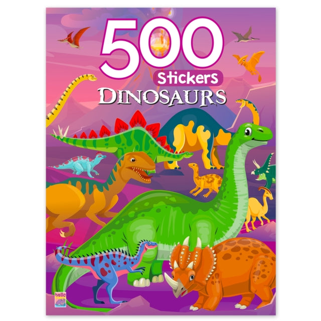 500 Sticker Dinosaures cover