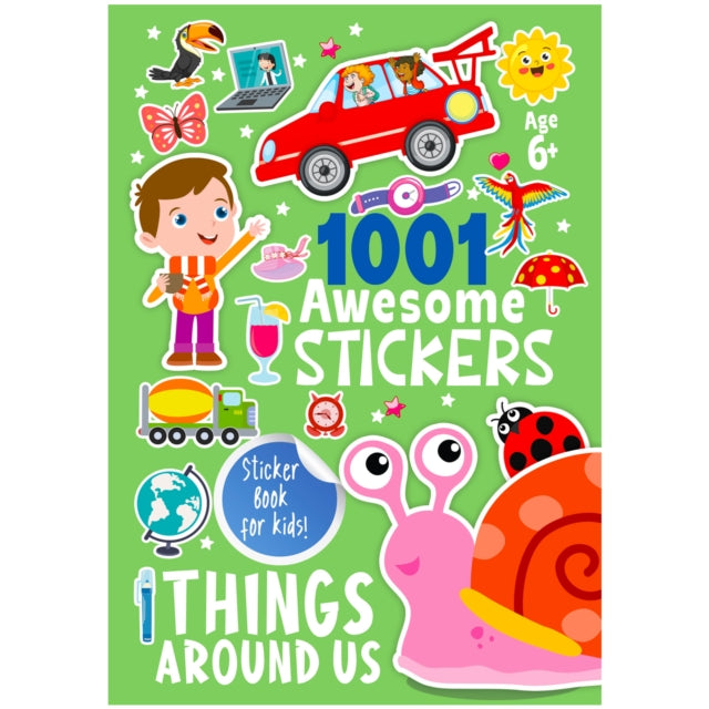 1001 Awesome Stickers - Things Around Me cover