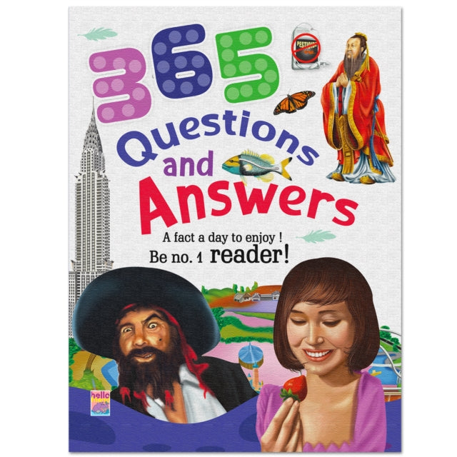365 Amazing Questions And Answers(General Knowledge Book): Facts For Kids On Science, History, Nature And More cover