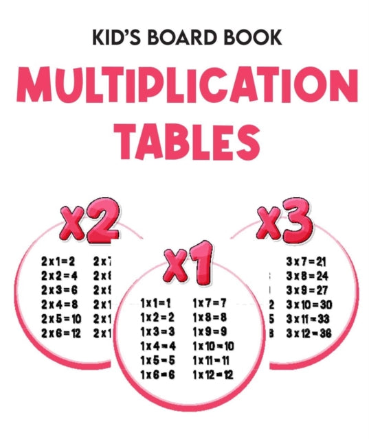 Kids Board Book Multiplication Table cover