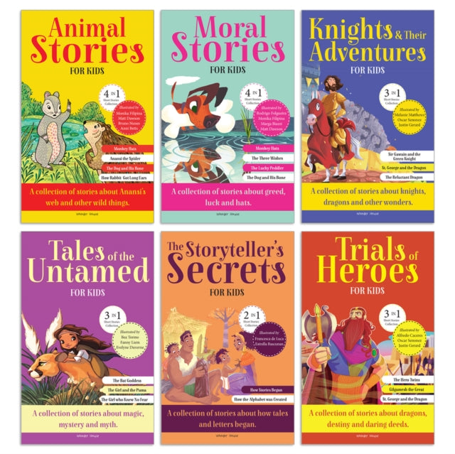 A Collection of Stories about Courage and Morals (Pack of 6 books) Batch 1 cover