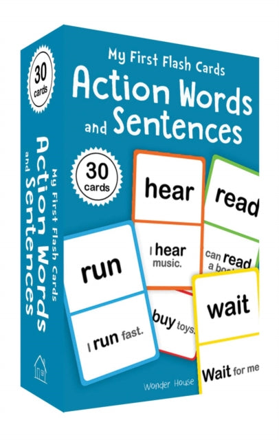 My First Flash Cards: Action Words and Sentences cover
