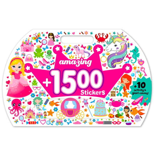 Amazing 1500+ Stickers & Activity (Princess) cover