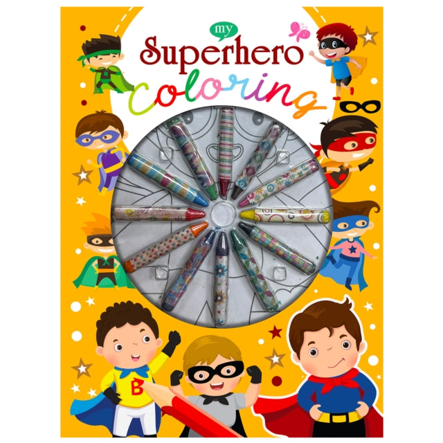 My Super Hero Coloring cover
