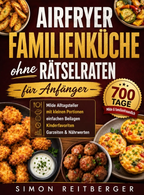 Airfryer Familienkuche ohne Ratselraten fur Anfanger cover