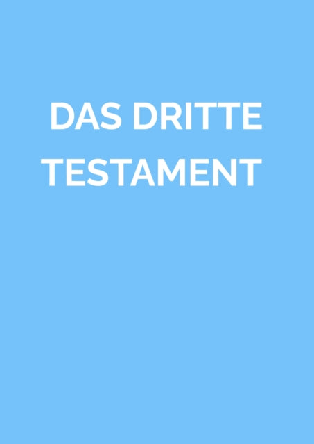 DAS DRITTE TESTAMENT cover