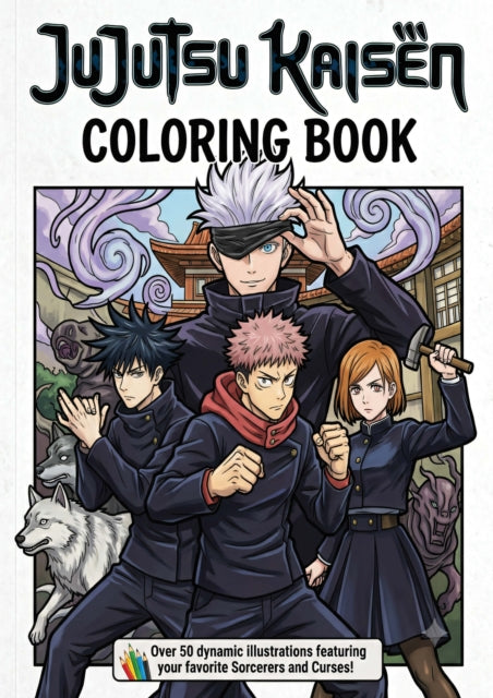 Jujutsu Kaisen Coloring Book cover