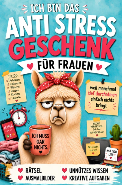 Ich bin das Anti Stress Geschenk fur Frauen - weil manchmal tief durchatmen einfach nichts bringt cover