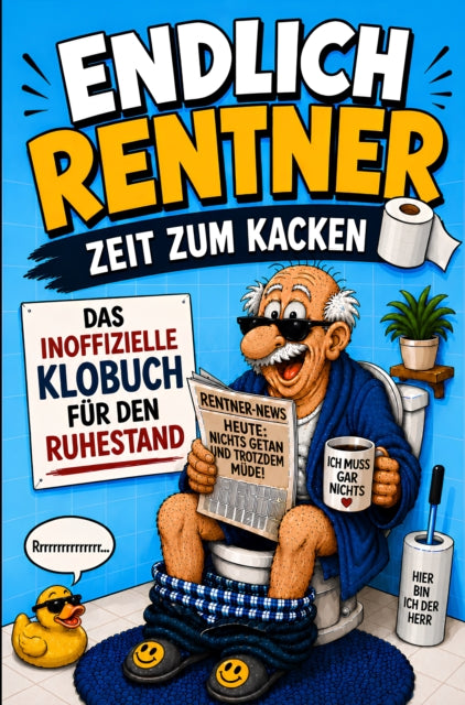 Endlich Rentner - Zeit zum Kacken: Das inoffizielle Klobuch fur den Ruhestand (Geschenk zum cover