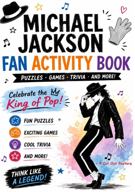 Michael Jackson Fan Activity Book cover