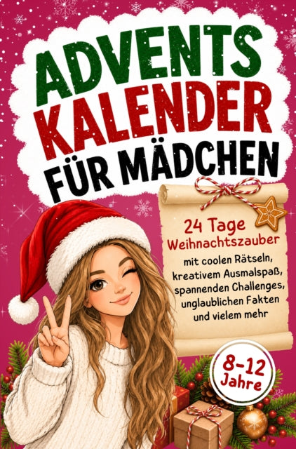 Adventskalender fur Madchen von 8-12 Jahren cover