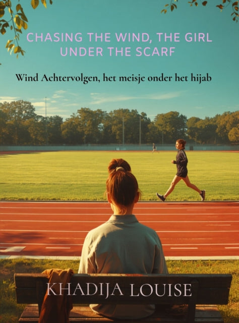 Chasing the wind, the girl under the scarf cover