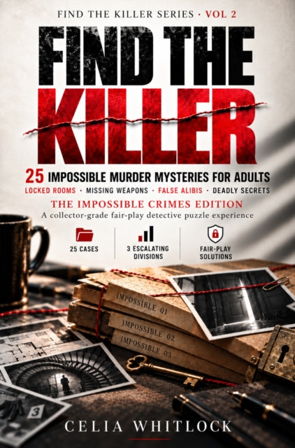 Find the Killer: 25 Impossible Murder Mysteries for Adults cover
