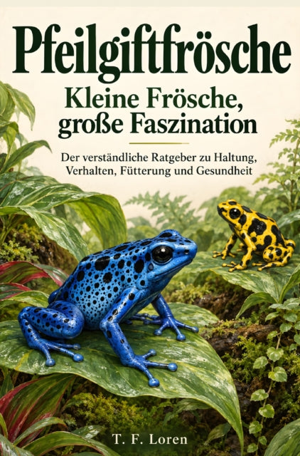 Pfeilgiftfrosche – Kleine Frosche, große Faszination cover