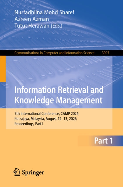 Information Retrieval and Knowledge Management cover