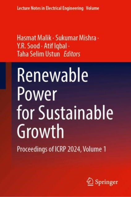 Renewable Power for Sustainable Growth cover