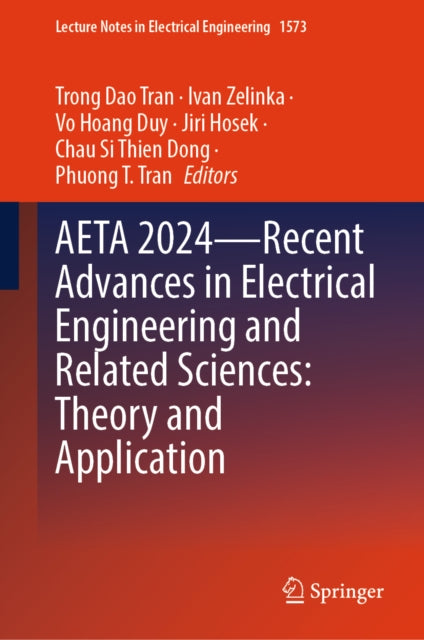 AETA 2024—Recent Advances in Electrical Engineering and Related Sciences: Theory and Application cover