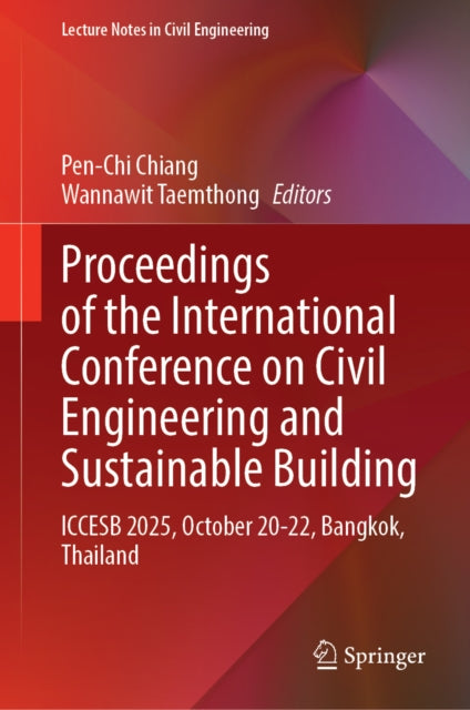 Proceedings of the International Conference on Civil Engineering and Sustainable Building cover