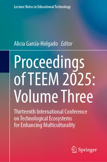 Proceedings of TEEM 2025: Volume Three cover