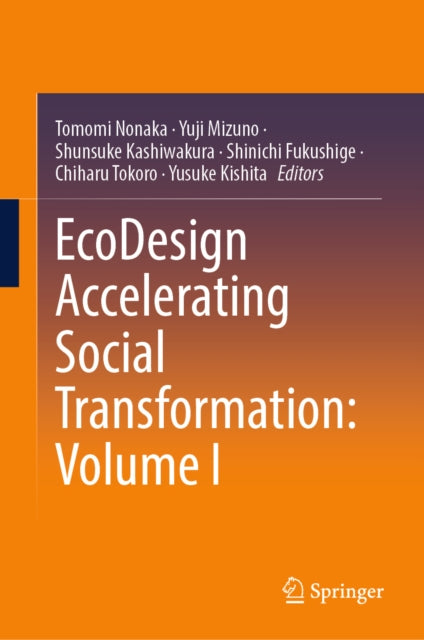 EcoDesign Accelerating Social Transformation: Volume I cover