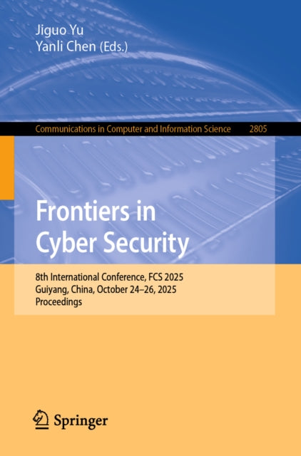 Frontiers in Cyber Security cover