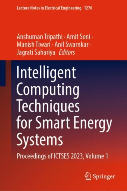 Intelligent Computing Techniques for Smart Energy Systems cover
