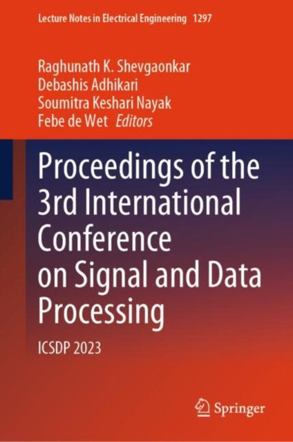Proceedings of the 3rd International Conference on Signal and Data Processing, Icsdp 2023 cover