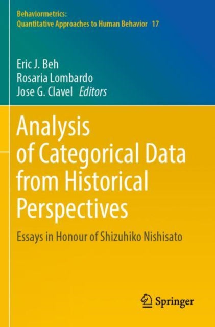 Analysis of Categorical Data from Historical Perspectives cover