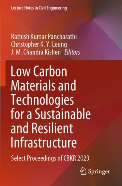 Low Carbon Materials and Technologies for a Sustainable and Resilient Infrastructure cover