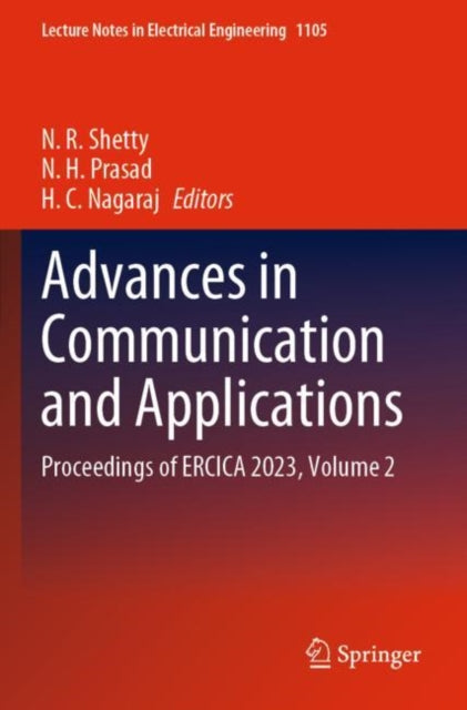 Advances in Communication and Applications cover