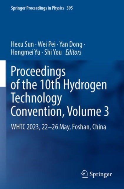 Proceedings of the 10th Hydrogen Technology Convention, Volume 3 cover