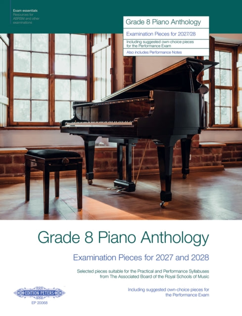 Grade 8 Piano Anthology 2027/28 cover