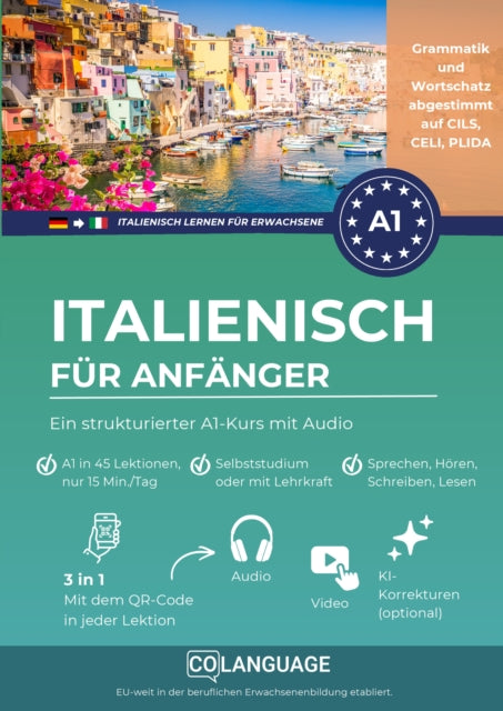 Italienisch lernen fur Anfanger – Ein strukturierter A1-Kurs mit Audio cover