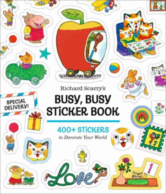 Richard Scarry's Busy, Busy Sticker Book cover