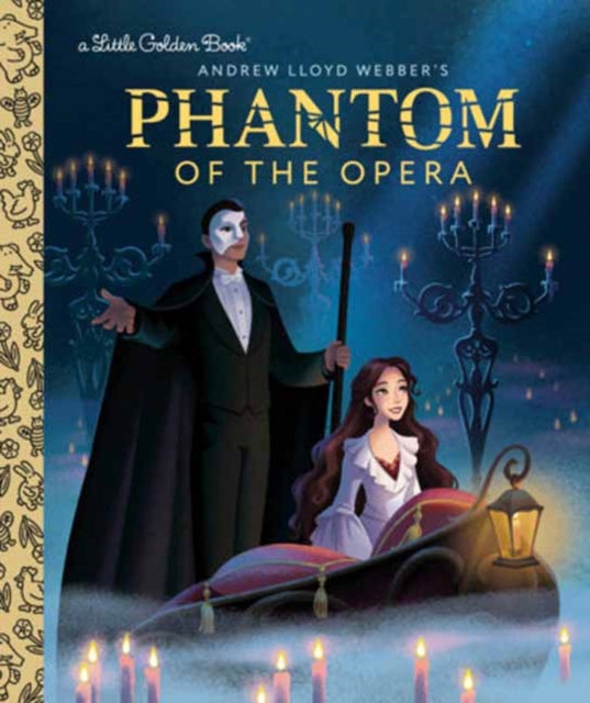 Phantom of the Opera Little Golden Book cover