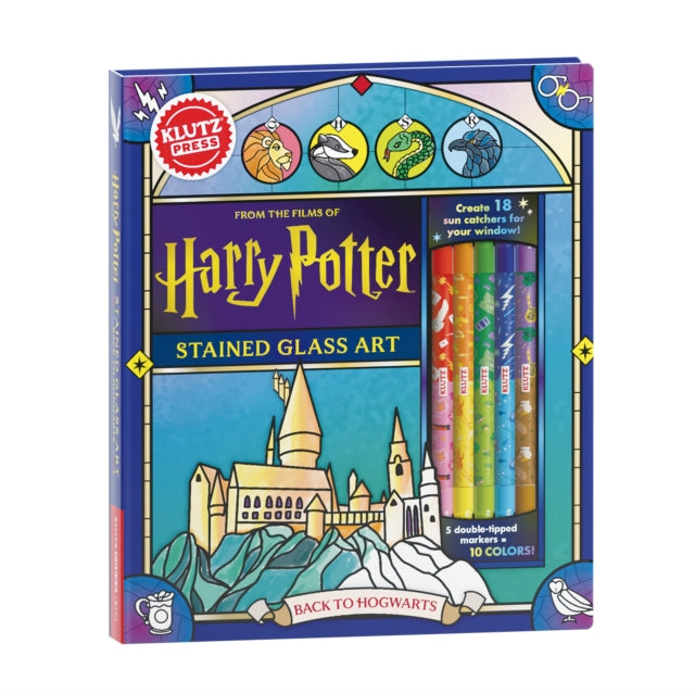Harry Potter Stained Glass Back to Hogwarts cover
