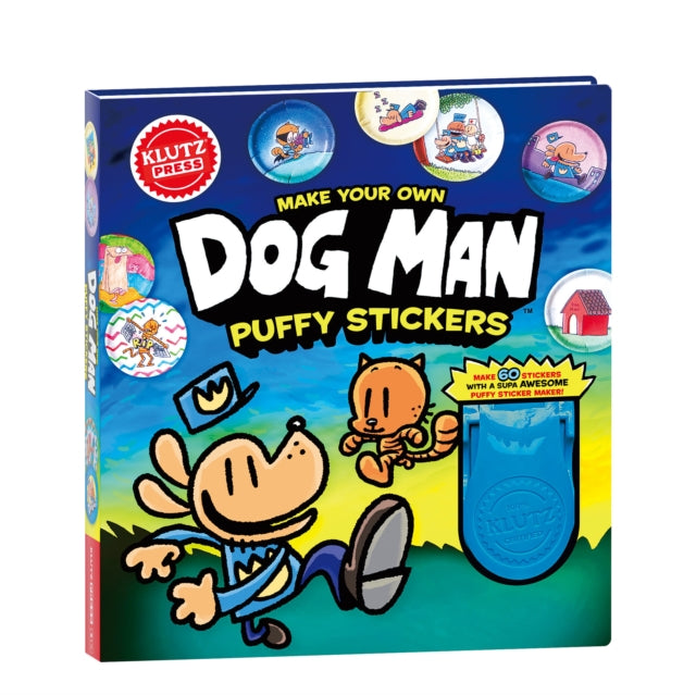 Make Your Own Dog Man Puffy Stickers cover