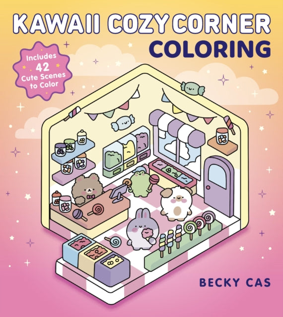 Kawaii Cozy Corner Coloring cover