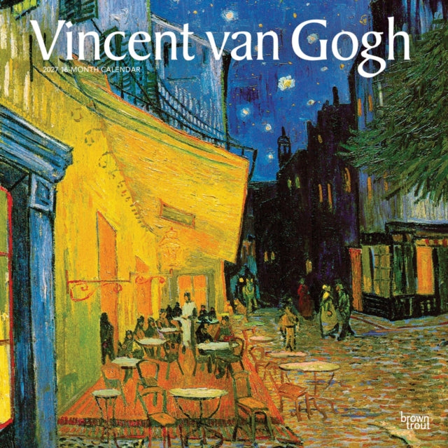 Vincent Van Gogh 2027 12 X 24 Inch (Hanging) Monthly Square Wall Calendar Plastic-Free cover