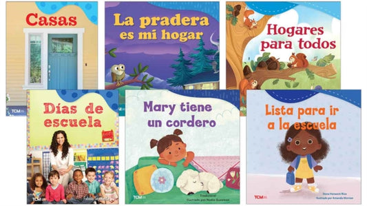 Exploration Storytime: Where Do I Grow and Learn? Spanish 6-Book Set cover