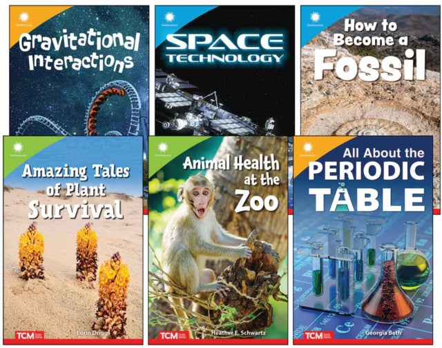 Smithsonian STEAM Bonus Assortment Informational Text for Middle School 6-Book Set cover