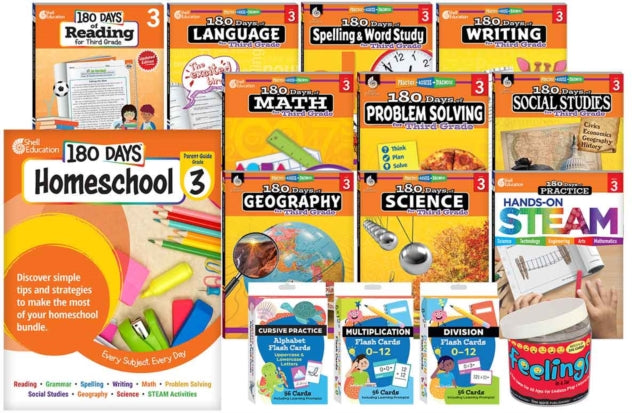 180 Days(TM): Homeschool Grade 3 Set cover