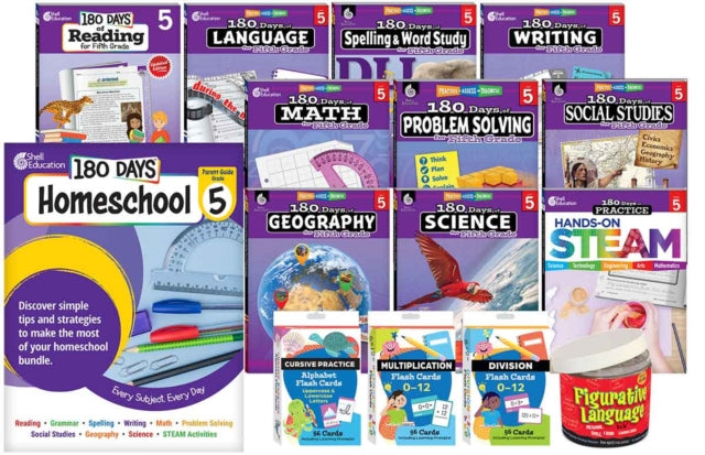 180 Days(TM): Homeschool Grade 5 Set cover