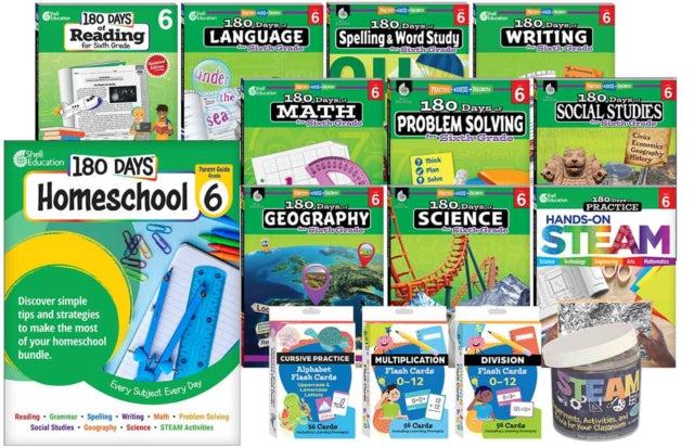 180 Days™: Homeschool Grade 6 Set cover