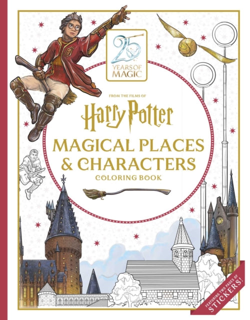 Harry Potter: Magical Places and Characters Coloring Book cover